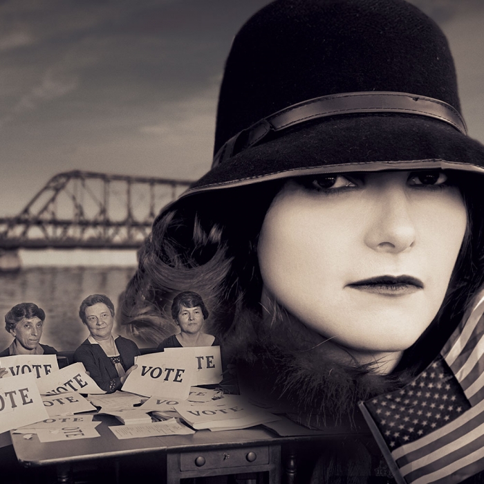 19th Amendment image of woman