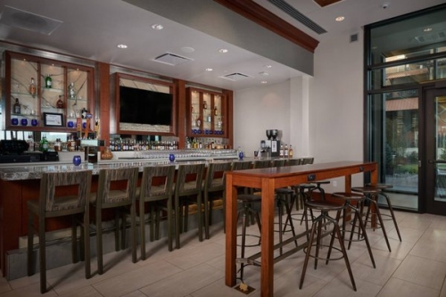 fancy restaurant bar