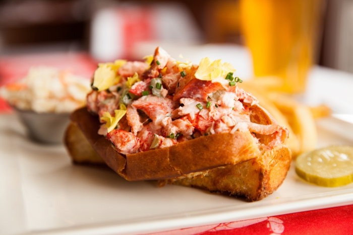 lobster roll piled high