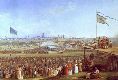 Oktoberfest in 1810 in Germany