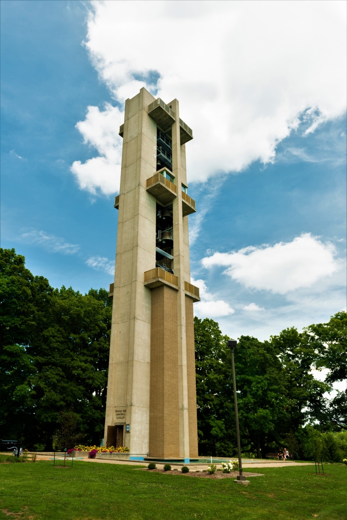tall concrete building that is a carillon