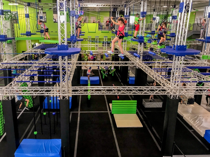 indoor high adventure climbing park