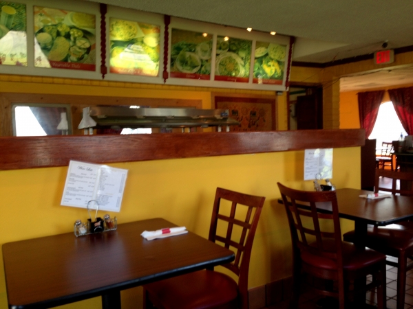 Interior of Indian Restaurant
