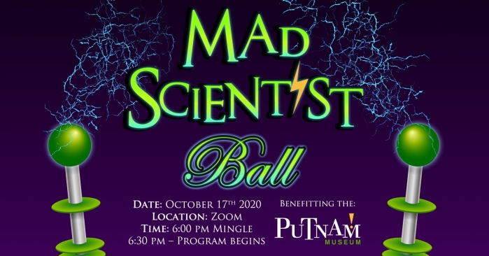 mad scientist ball event ad
