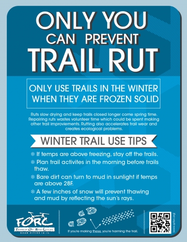 tips for using biking trails in winter