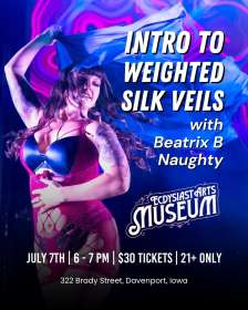Image for Intro to Weighted Silk Veils Workshop with Beatrix B Naughty July 7