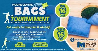 Image for Moline Centre Presents Bags Tournament at the Historic Block Courtyard