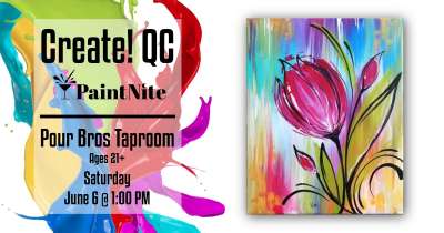 Image for Paint Nite Whimsical Tulip at Pour Bros Craft Taproom