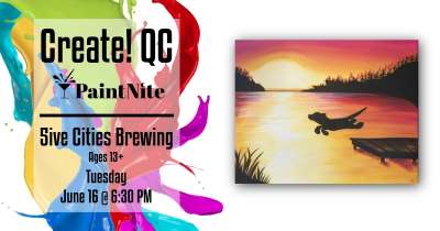 Image for Paint Nite Doggone Good Day at Five Cities Brewing