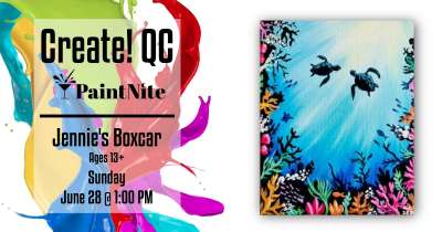 Image for Paint Nite Sea Turtle Dream at Jennies Boxcar
