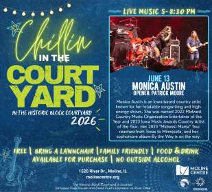 Image for Chillin in the Courtyard featuring Monica Austin