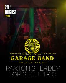 Image for Downtown Lounge Garage Band Paxton Sherbeys Top Shelf Trio