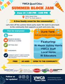 Image for YWCA Quad Cities Summer Block Jam