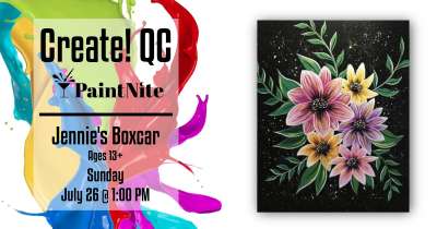 Image for Paint Nite at Jennies Boxcar Galaxy Garden