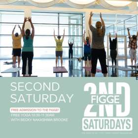 Image for Second Saturdays Free Yoga at the Figge Art Museum