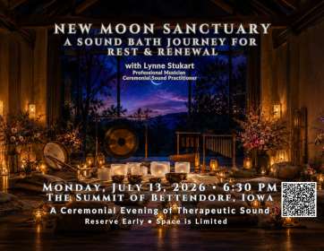 Image for New Moon Sanctuary A Sound Bath Journey for Rest and Renewal