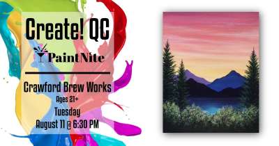 Image for Paint Nite at Crawford Brew Works Sunset Mountain Hike