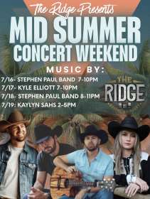 Image for Mid Summer Concert Weekend