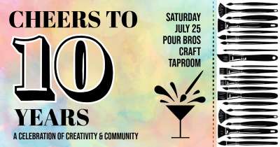 Image for Paint Nite Cheers to Ten Years a Celebration of Creativity and Community