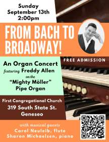 Image for From Bach to Broadway Pipe Organ Concert