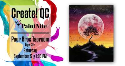 Image for Paint Nite at Pour Bros Craft Taproom Wind Swept Dusk