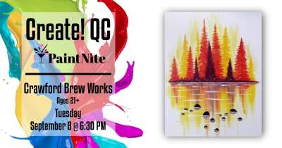Image for Paint Nite at Crawford Brew Works Forest of Gold
